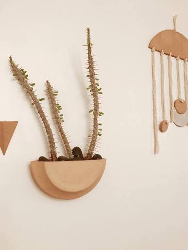 Half Moon Wall Planter