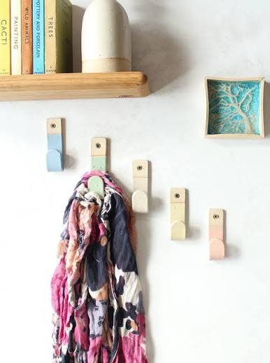 Mini Wall Hooks (Pair)