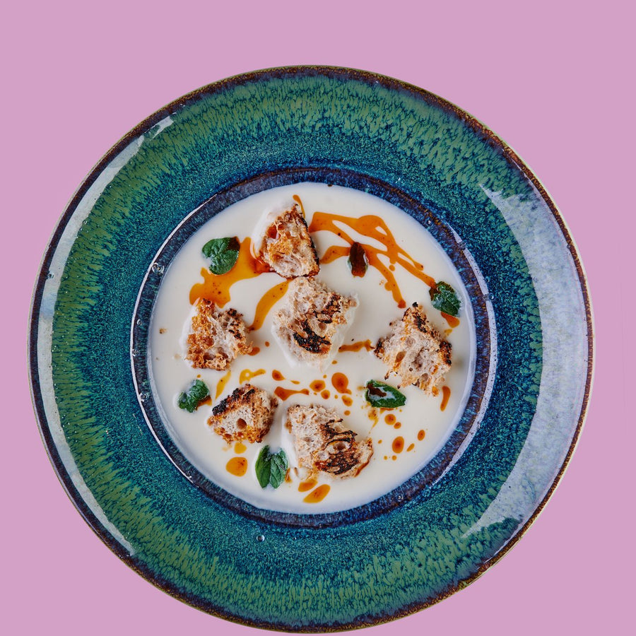 Rimmed Pasta Plate
